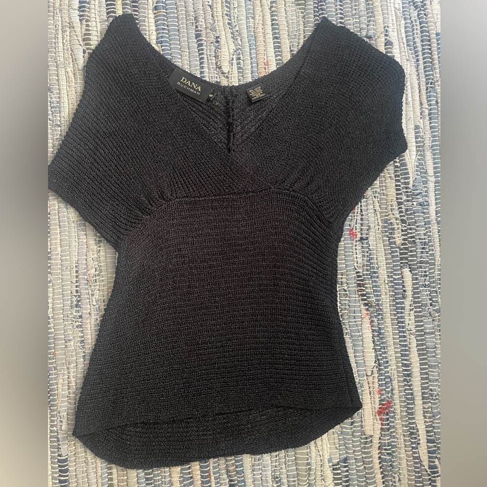 Sheer Black Top
